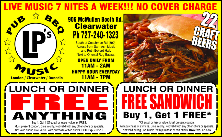 Coupon for LP's Pub - BBQ - Music